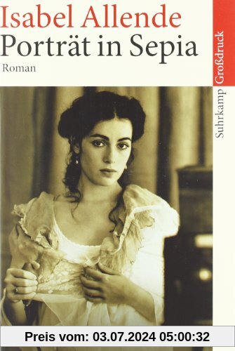 Porträt in Sepia: Roman. Großdruck (suhrkamp taschenbuch)